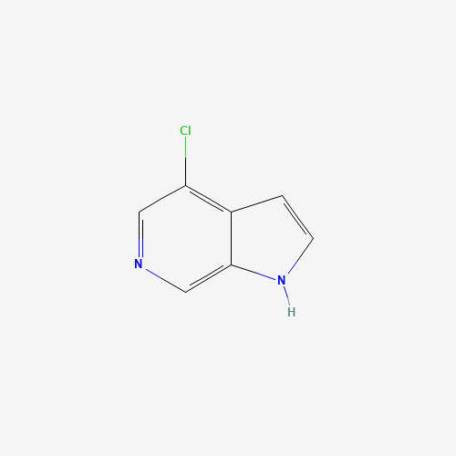 4-chloro-1H-pyrrolo[2,3-c]pyridine (CAS: 1188313-15-6) - Chemical Structure and Molecular Formula 