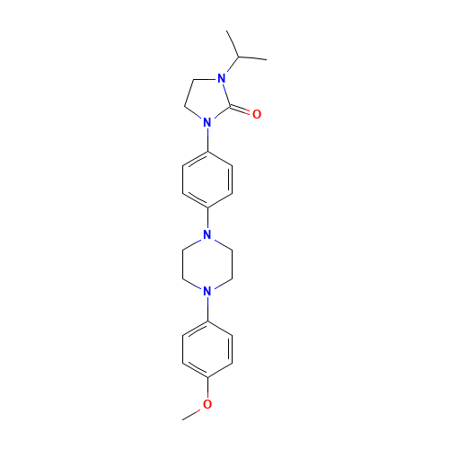 1-[4-[4-(4-Methoxyphenyl)-1-piperazinyl]phenyl]-3-(1-methylethyl)-2-imidazolidinone (CAS: 95182-50-6) - Related Chemical Product