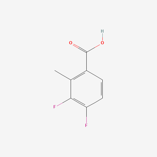 3,4-DIFLUORO-2-METHYLBENZOIC ACID (CAS: 157652-31-8) - Chemical Structure and Molecular Formula 