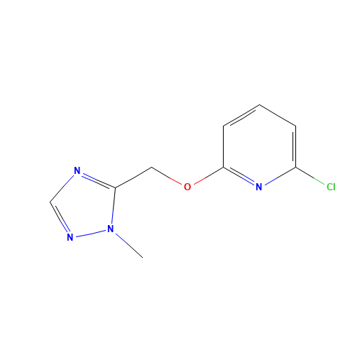 2-chloro-6-((2-methyl-2H-1,2,4-triazol-3-yl)methoxy)pyridine (CAS: 1184913-59-4) - Related Chemical Product