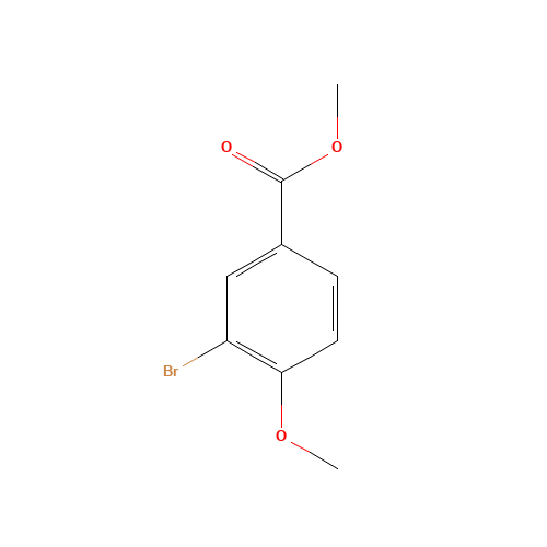 METHYL 3-BROMO-4-METHOXYBENZOATE  98 (CAS: 35450-37-4) - Chemical Structure and Molecular Formula 
