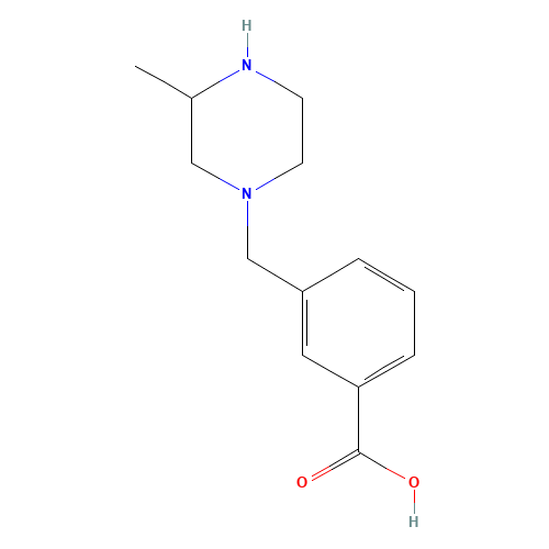 1-(3-carboxyphenyl methyl)-3-methyl piperazine (CAS: 1131623-10-3) - Related Chemical Product