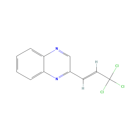Quinoxaline,2-(3,3,3-trichloro-1-propenyl)- (CAS: 6640-58-0) - Related Chemical Product