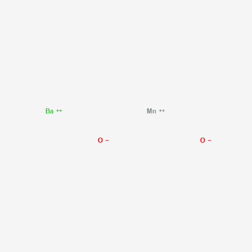 Barium manganese oxide (CAS: 12737-09-6) - Chemical Structure and Molecular Formula 