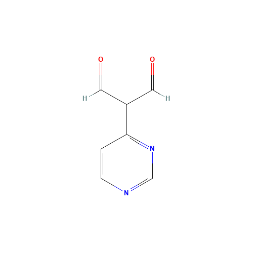 2-(4-PYRIMIDYL)MALONDIALDEHYDE (CAS: 28648-78-4) - Chemical Structure and Molecular Formula 