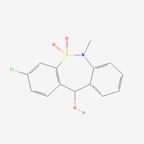 3-Chloro-6,11-dihydro-6-methyldibenzo[c,f][1,2]thiazepin-11-ol 5,5-dioxide (CAS: 26723-60-4) - Related Chemical Product