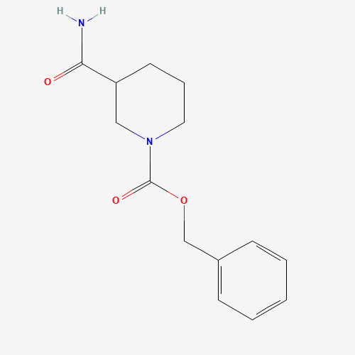1-N-CBZ-NIPECOTAMIDE chemical structure 1-N-CBZ-NIPECOTAMIDE (CAS: 569348-14-7) - Chemical Structure and Molecular Formula