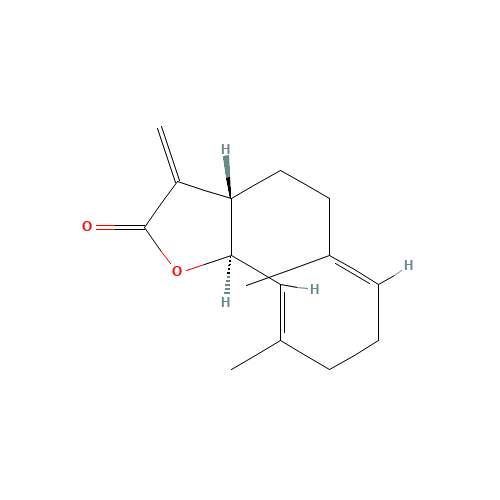 Costunolide (CAS: 553-21-9) - Chemical Structure and Molecular Formula 