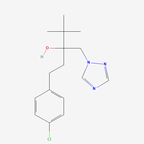 Tebuconazole (CAS: 107534-96-3) - Chemical Structure and Molecular Formula 