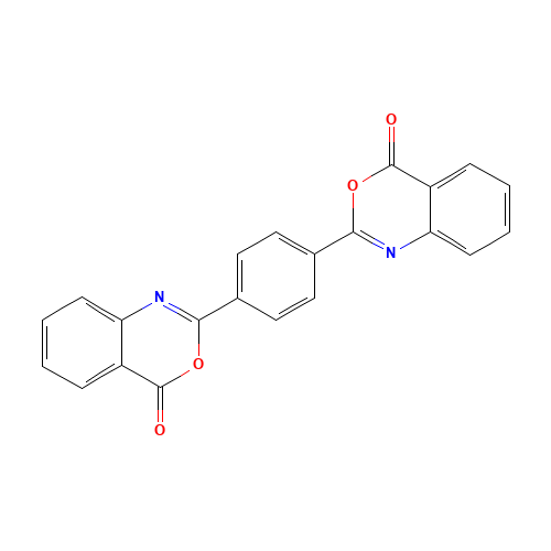 2,2'-(1,4-PHENYLENE)BIS-4H-3,1-BENZOXAZIN-4-ONE (CAS: 18600-59-4) - Related Chemical Product