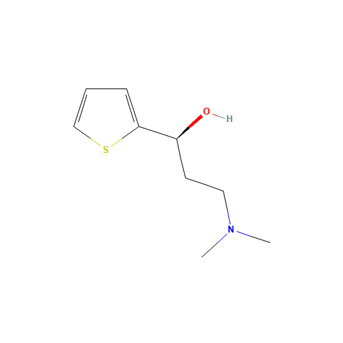 (S)-(-)-N,N-Dimethyl-3-hydroxy-3-(2-thienyl)propanamine (CAS: 132335-44-5) - Related Chemical Product