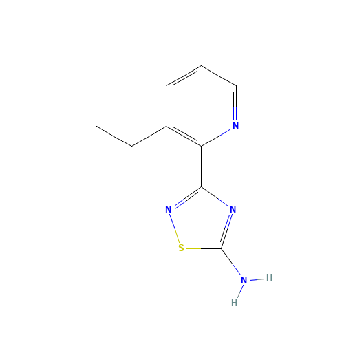 3-(3-ethylpyridin-2-yl)-1,2,4-thiadiazol-5-amine (CAS: 1103426-73-8) - Related Chemical Product