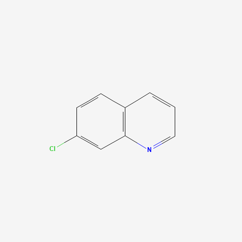 7-CHLOROQUINOLINE (CAS: 612-61-3) - Chemical Structure and Molecular Formula 