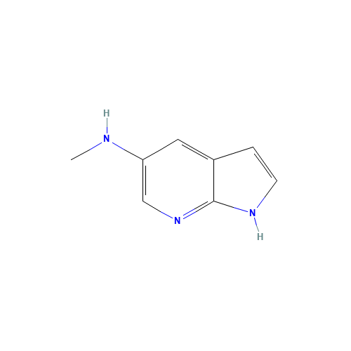 1H-Pyrrolo[2,3-b]pyridin-5-amine,N-methyl-(9CI) (CAS: 651744-44-4) - Related Chemical Product