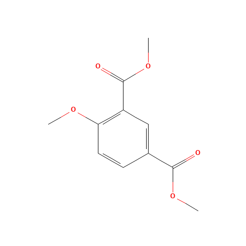 Dimethyl 4-methoxyisophthalate (CAS: 22955-73-3) - Chemical Structure and Molecular Formula 