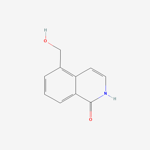 5-(hydroxymethyl)isoquinolin-1(2H)-one (CAS: 1184917-29-0) - Chemical Structure and Molecular Formula 