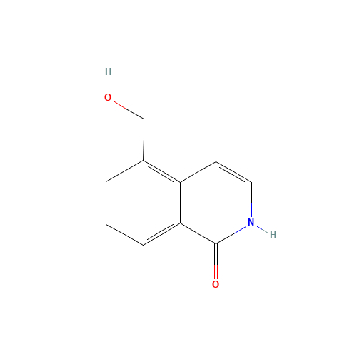 5-(hydroxymethyl)isoquinolin-1(2H)-one (CAS: 1184917-29-0) - Chemical Structure and Molecular Formula 