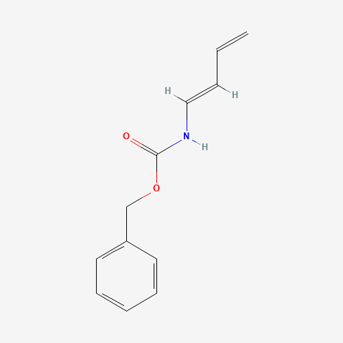 benzyl (1E)-1,3-butadienylcarbamate (CAS: 65899-49-2) - Chemical Structure and Molecular Formula 