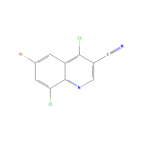 6-BROMO-4,8-DICHLORO-QUINOLINE-3-CARBONITRILE (CAS: 886362-77-2) - Related Chemical Product
