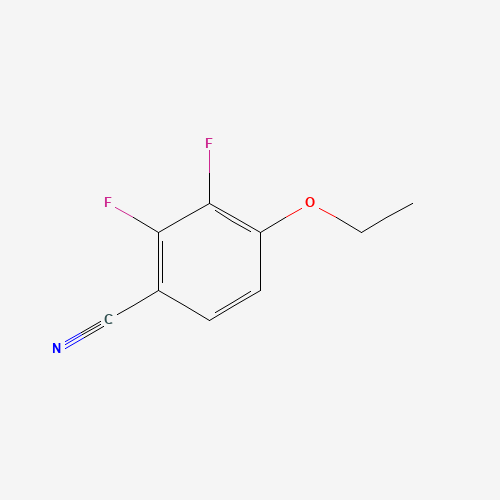 2,3-Difluoro-4-Cyanophenetole (CAS: 126162-96-7) - Chemical Structure and Molecular Formula 