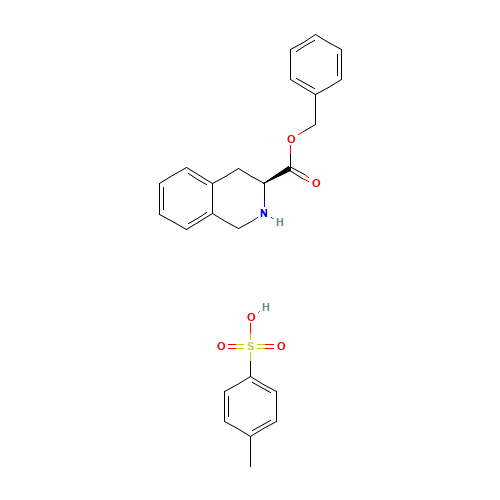 Benzyl (S)-(-)-1,2,3,4-tetrahydro-3-isoquinolinecarboxylate p-toluenesulfonic acid salt (CAS: 77497-97-3) - Related Chemical Product