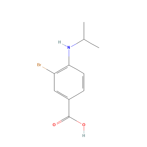 3-bromo-4-(isopropylamino)benzoic acid (CAS: 1131615-09-2) - Related Chemical Product