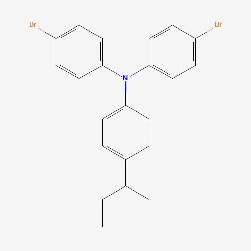 N,N-Bis(4-bromophenyl)-4-(1-methylpropyl)-benzenamine (CAS: 860495-17-6) - Related Chemical Product