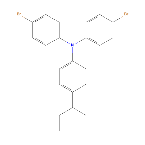 N,N-Bis(4-bromophenyl)-4-(1-methylpropyl)-benzenamine (CAS: 860495-17-6) - Related Chemical Product