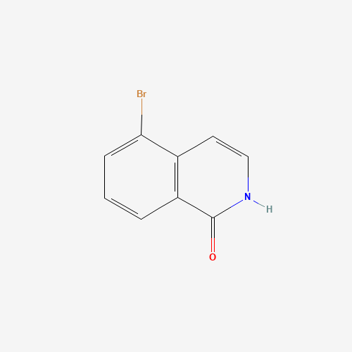 5-BROMOISOQUINOLIN-1(2H)-ONE (CAS: 190777-77-6) - Chemical Structure and Molecular Formula 