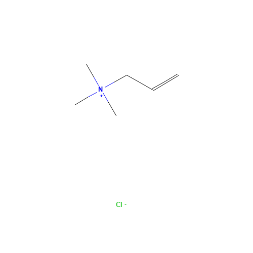 allyltrimethylammonium chloride (CAS: 1516-27-4) - Chemical Structure and Molecular Formula 