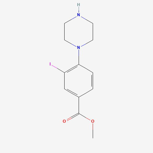 methyl 3-iodo-4-(piperazin-1-yl)benzoate (CAS: 1131622-47-3) - Related Chemical Product