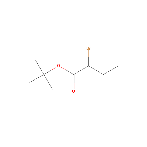 TERT-BUTYL 2-BROMOBUTYRATE (CAS: 24457-21-4) - Chemical Structure and Molecular Formula 