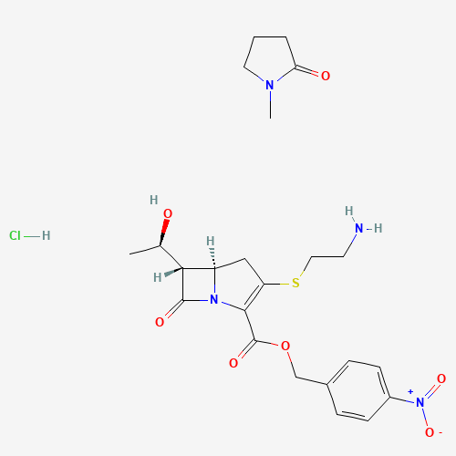 p-Nitrobenzyl (5R,6S)-2-(diphenylphosphoryloxy)-6-((1R)-1-hydroxyethyl)carbapen-2-em-3-carboxylate (CAS: 442847-66-7) - Related Chemical Product