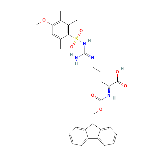 N-Fmoc-N'-(4-methoxy-2,3,6-trimethylbenzenesulfonyl)-L-arginine (CAS: 98930-01-9) - Related Chemical Product