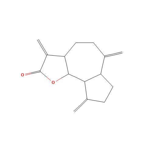 DEHYDROCOSTUSLACTONE (CAS: 16836-47-8) - Chemical Structure and Molecular Formula 