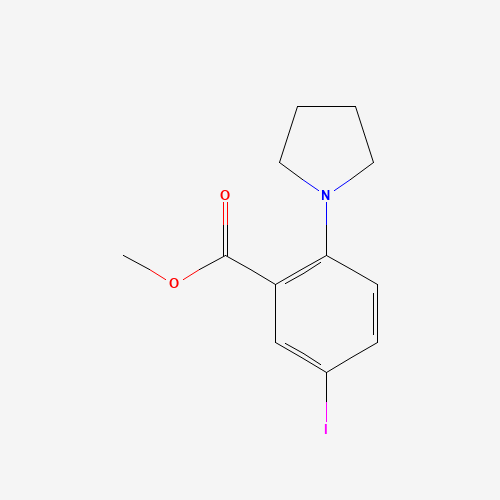 methyl 5-iodo-2-(pyrrolidin-1-yl)benzoate (CAS: 1131587-38-6) - Related Chemical Product