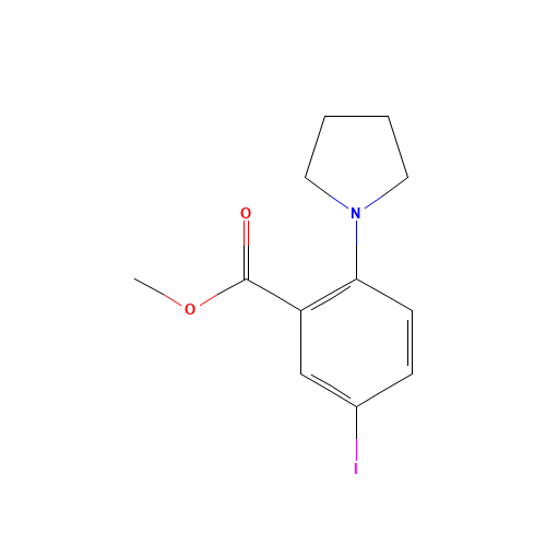 methyl 5-iodo-2-(pyrrolidin-1-yl)benzoate (CAS: 1131587-38-6) - Related Chemical Product