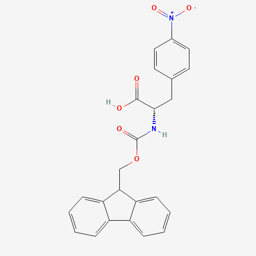 Fmoc-4-nitro-L-phenylalanine (CAS: 95753-55-2) - Chemical Structure and Molecular Formula 