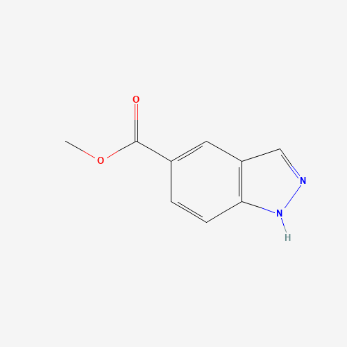 5-(1H)INDAZOLE CARBOXYLIC ACID METHYL ESTER (CAS: 473416-12-5) - Chemical Structure and Molecular Formula 