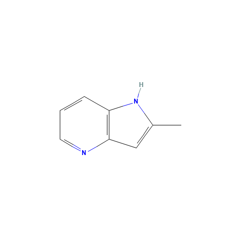 2-methyl-1H-pyrrolo[3,2-b]pyridine (CAS: 73177-35-2) - Chemical Structure and Molecular Formula 