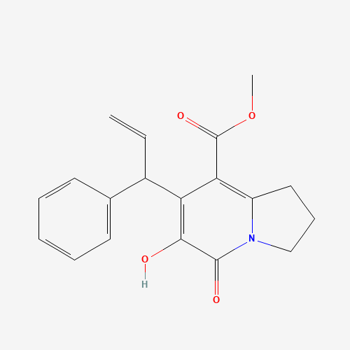 METHYL 6-HYDROXY-5-OXO-7-(1-PHENYLALLYL)-1,2,3,5-TETRAHYDROINDOLIZINE-8-CARBOXYLATE (CAS: 866393-54-6) - Related Chemical Product