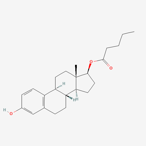 Estradiol valerate (CAS: 979-32-8) - Chemical Structure and Molecular Formula 