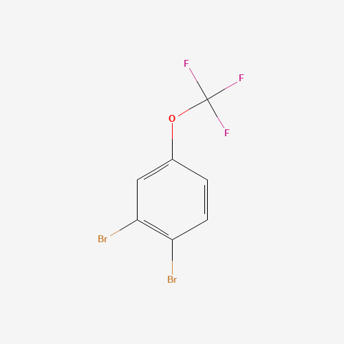 1-Bromo-3-fluoro-4-trifluoromethoxybenzene (CAS: 1682-06-0) - Chemical Structure and Molecular Formula 