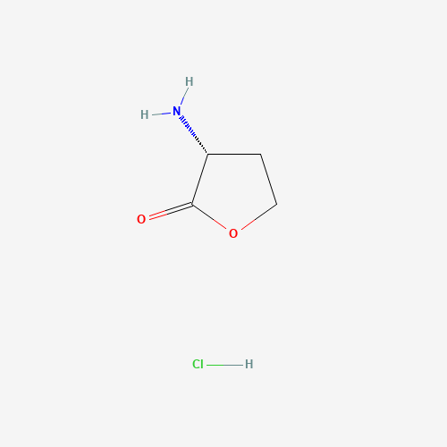 (R)-(+)-alpha-Amino-gamma-butyrolactone hydrochloride (CAS: 104347-13-9) - Chemical Structure and Molecular Formula 