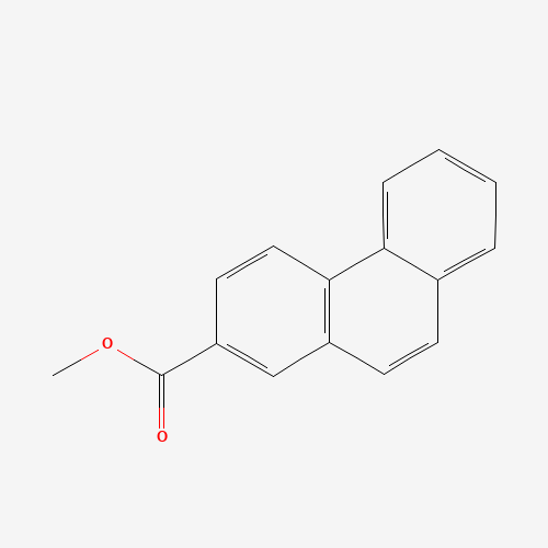 2-Phenanthrenecarboxylic acid methyl ester (CAS: 25308-63-8) - Chemical Structure and Molecular Formula 