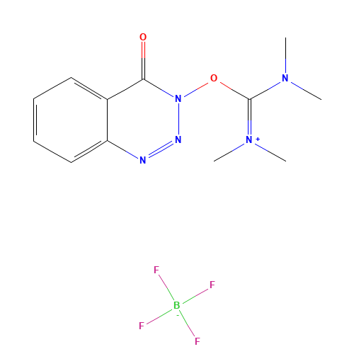 N,N,N',N'-Tetramethyl-O-(3,4-dihydro-4-oxo-1,2,3-benzotriazin-3-yl)uronium tetrafluoroborate (CAS: 125700-69-8) - Related Chemical Product