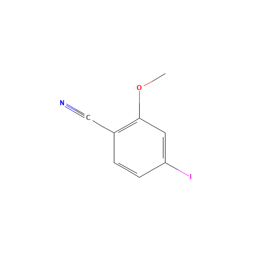 5-iodo-2-methoxybenzonitrile (CAS: 677777-44-5) - Chemical Structure and Molecular Formula 