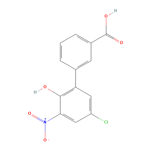 5'-chloro-2'-hydroxy-3'-nitro-(1,1'-biphenyl)-3-carboxylic acid (CAS: 376592-58-4) - Related Chemical Product