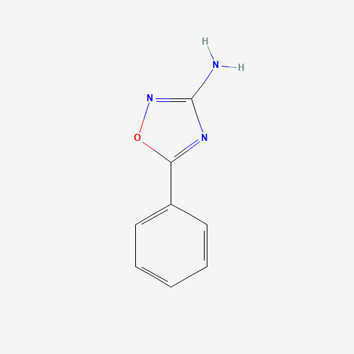 5-Phenyl-1,2,4-Oxadiazol-3-Amine chemical structure 5-Phenyl-1,2,4-Oxadiazol-3-Amine (CAS: 7788-14-9) - Chemical Structure and Molecular Formula