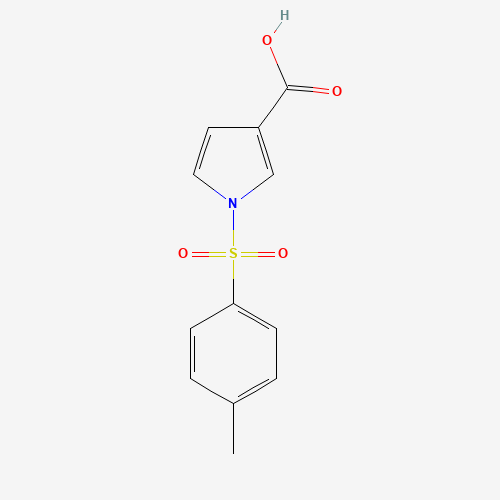 N-Tosyl-3-pyrrolecarboxylic acid (CAS: 106058-86-0) - Chemical Structure and Molecular Formula 